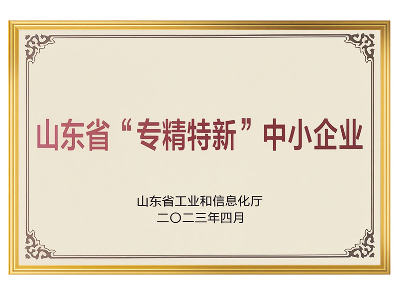 山东省“专精特新”中小企业